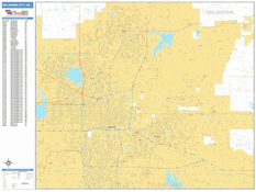 Oklahoma City Digital Map Basic Style